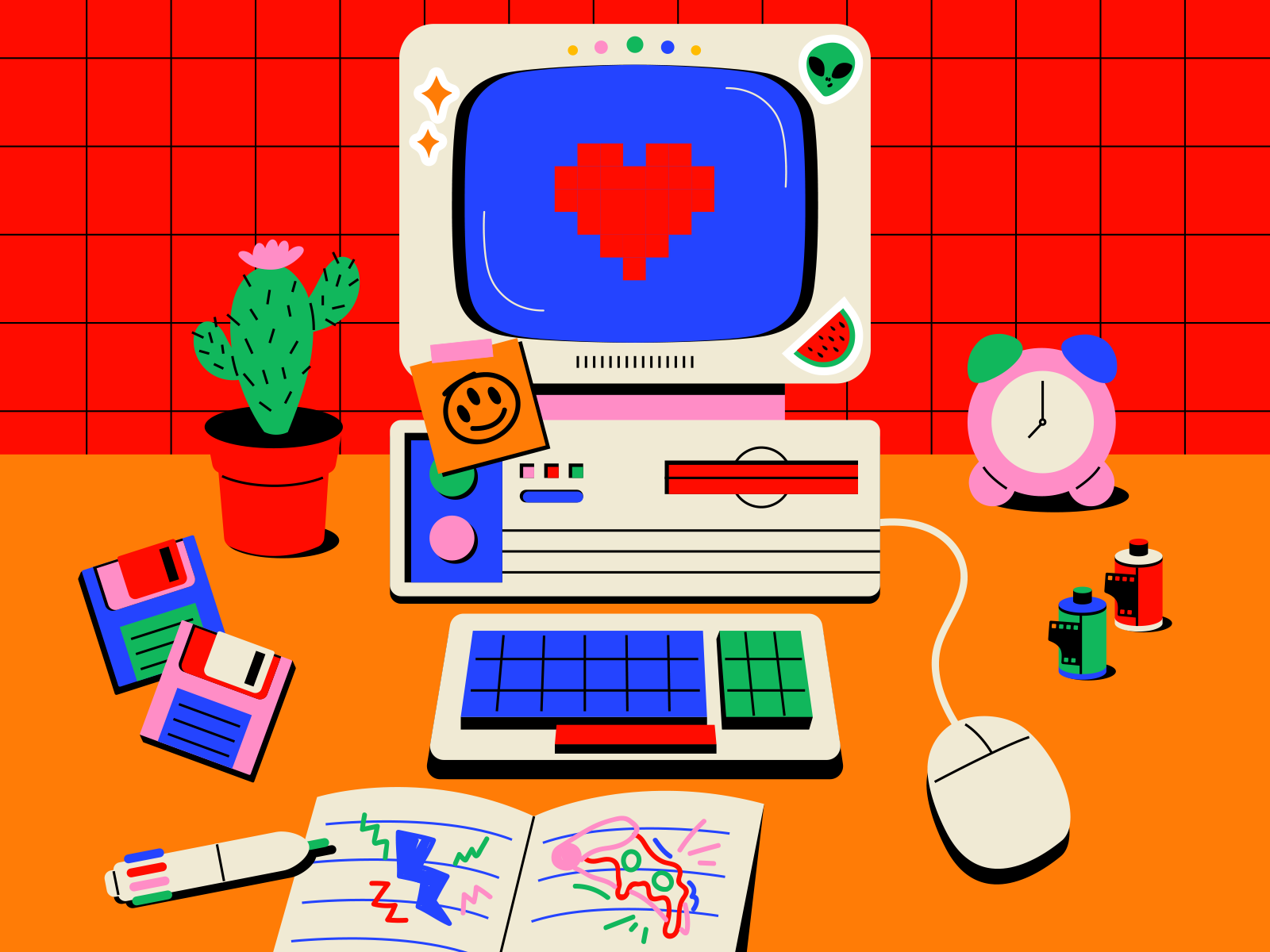 👽Unsplash | Retro Desktop👾