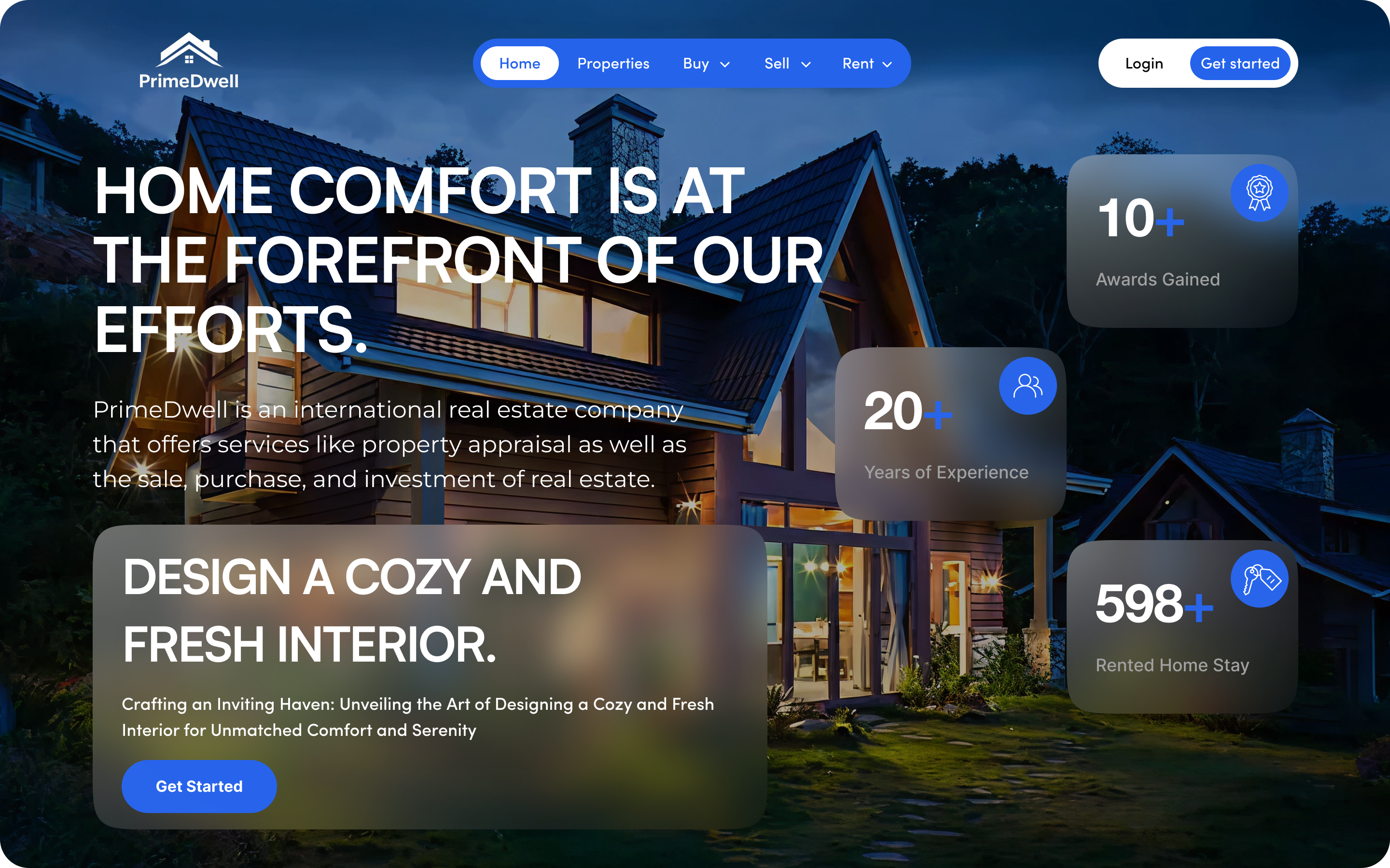 Example of Conversion Optimized Web App UI/UX