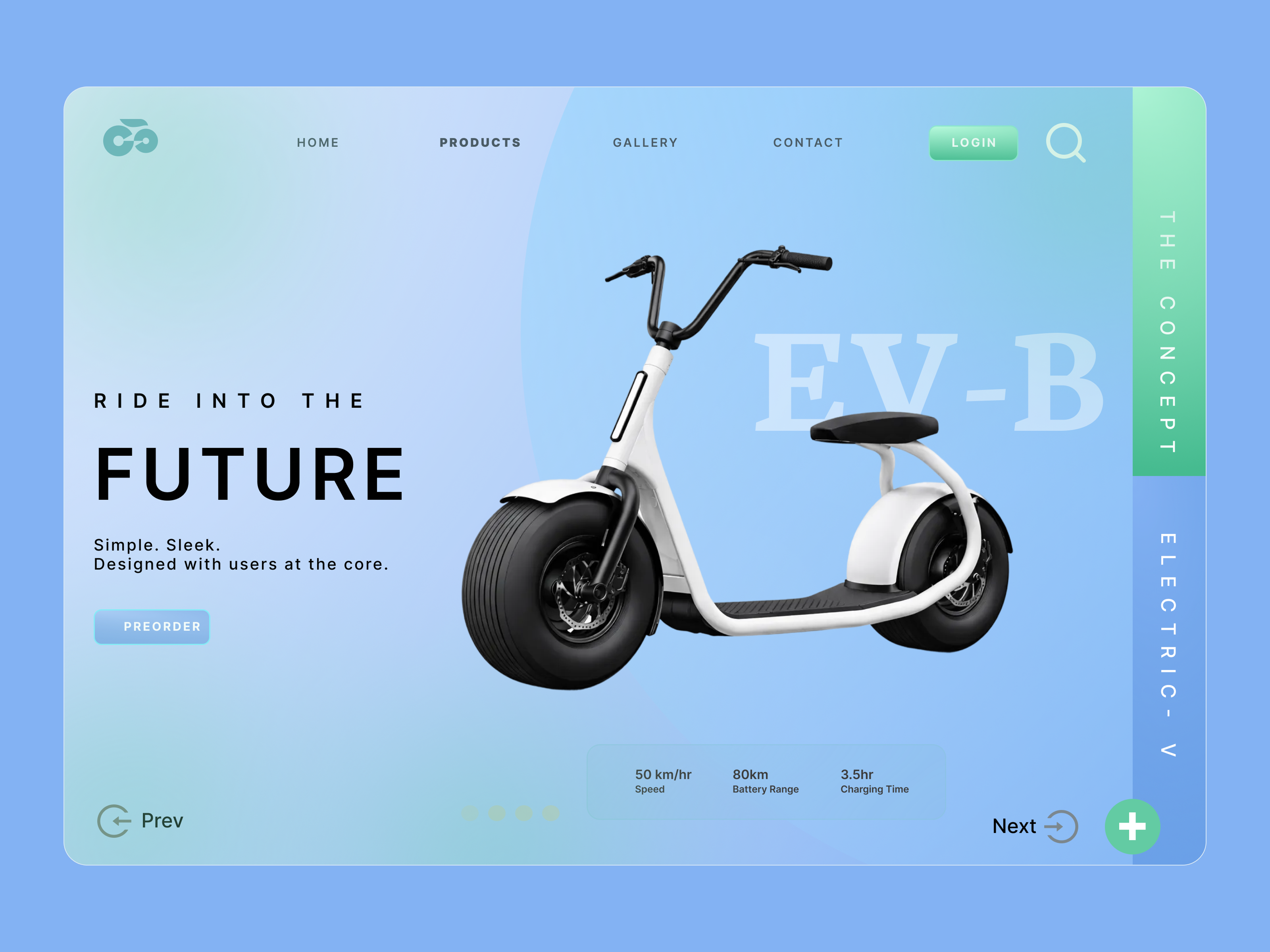 Example of Conversion Optimized Web App UI/UX