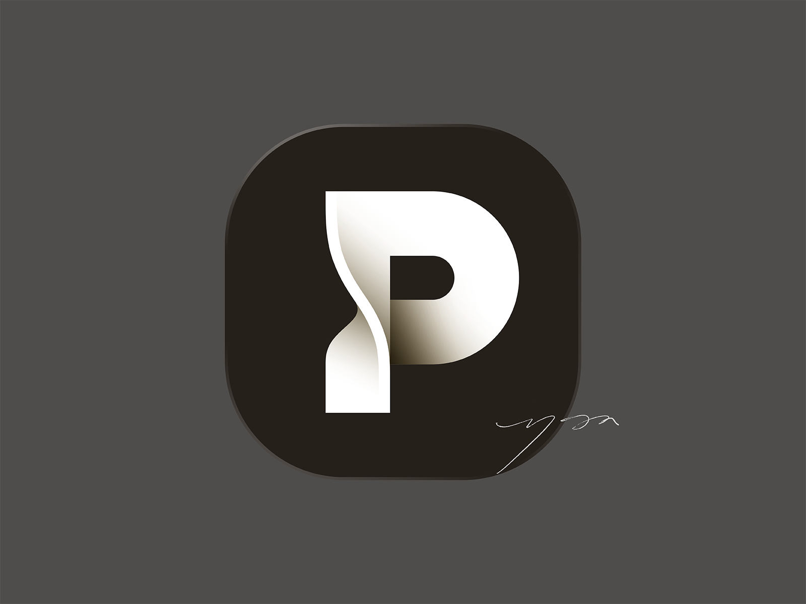 Example of P Logo