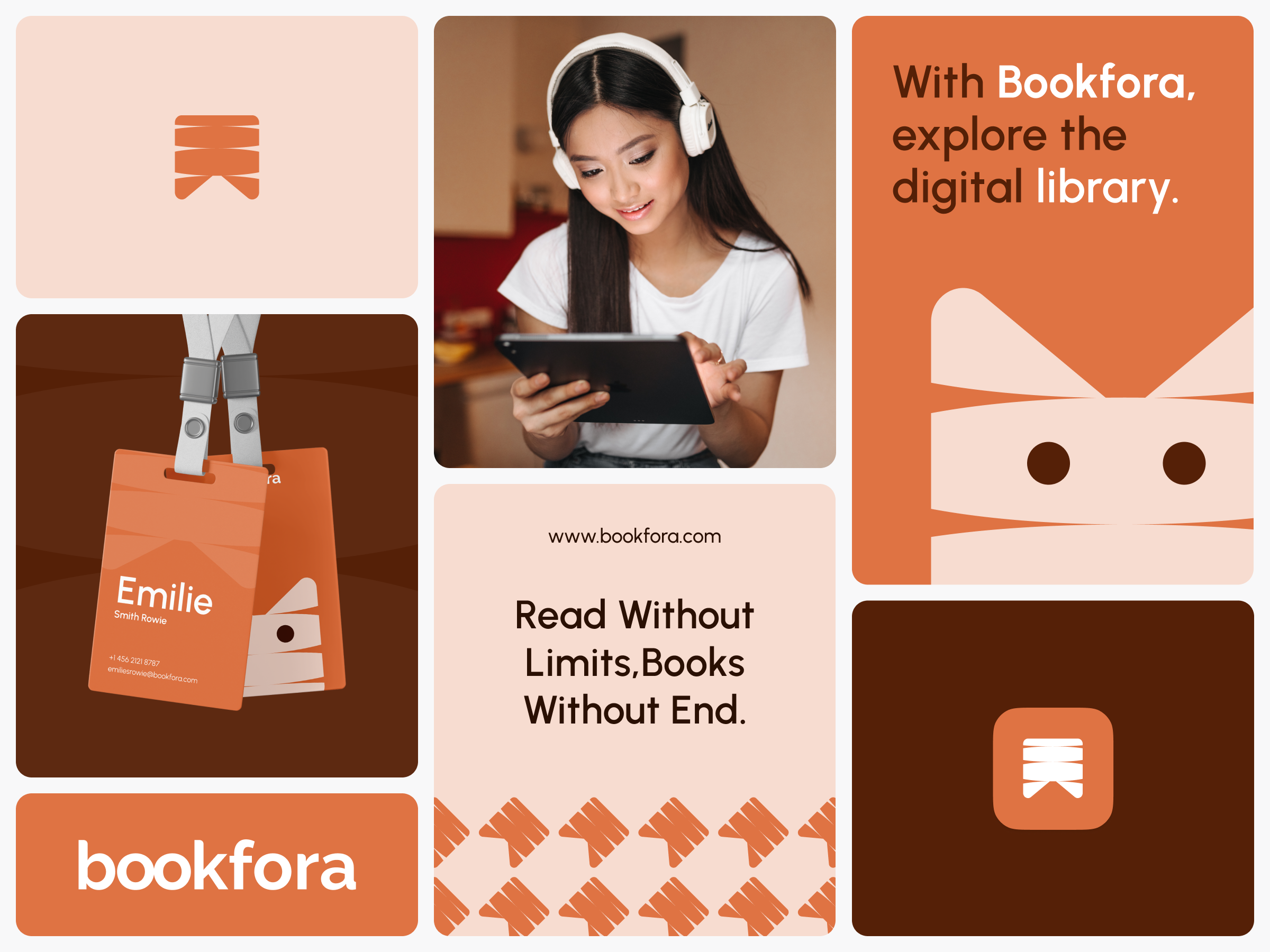 Example of Bookfora - Visual Identity