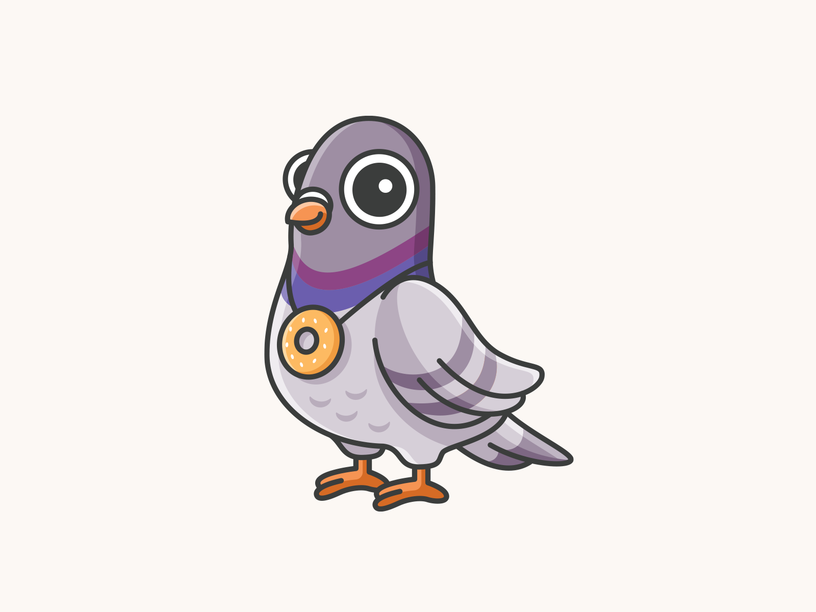 Example of Pigeon Brand Mascot