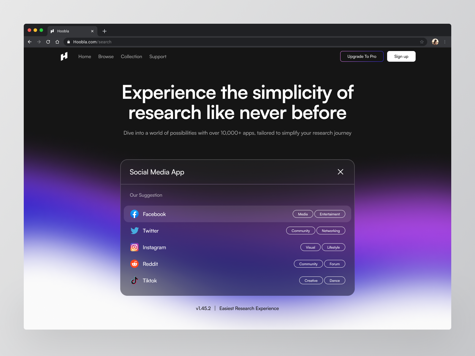 Example of Website Design Per Page