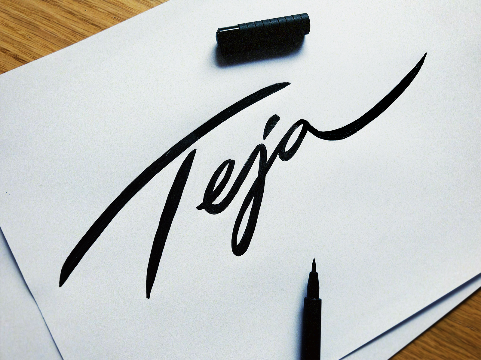 Example of Signature Logotype & Basic Branding 