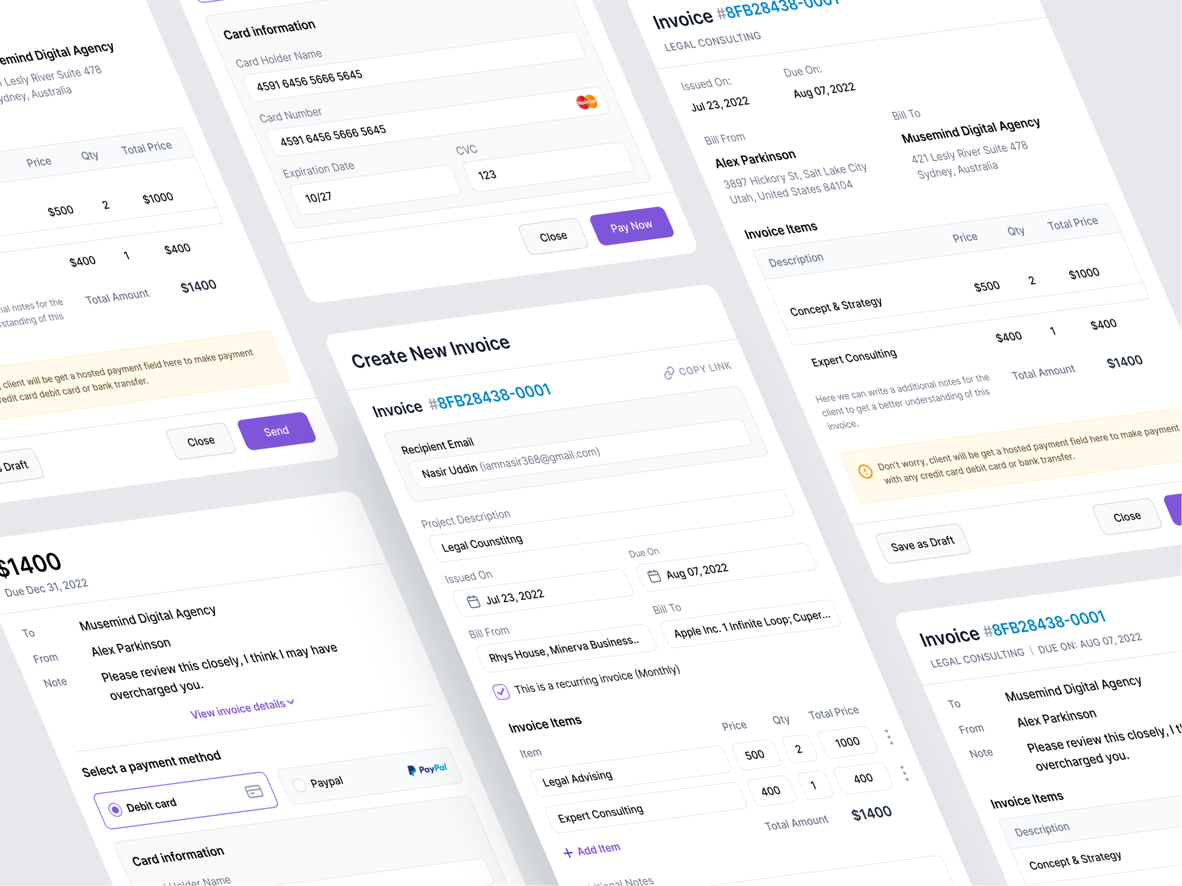 Example of Web App, Ai Product UI UX Design
