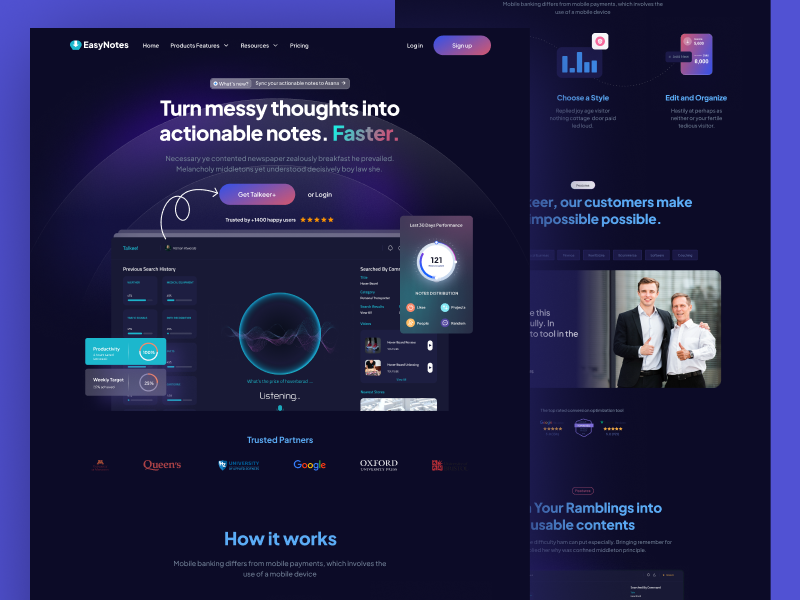 Example of High Converting Landing Page Design