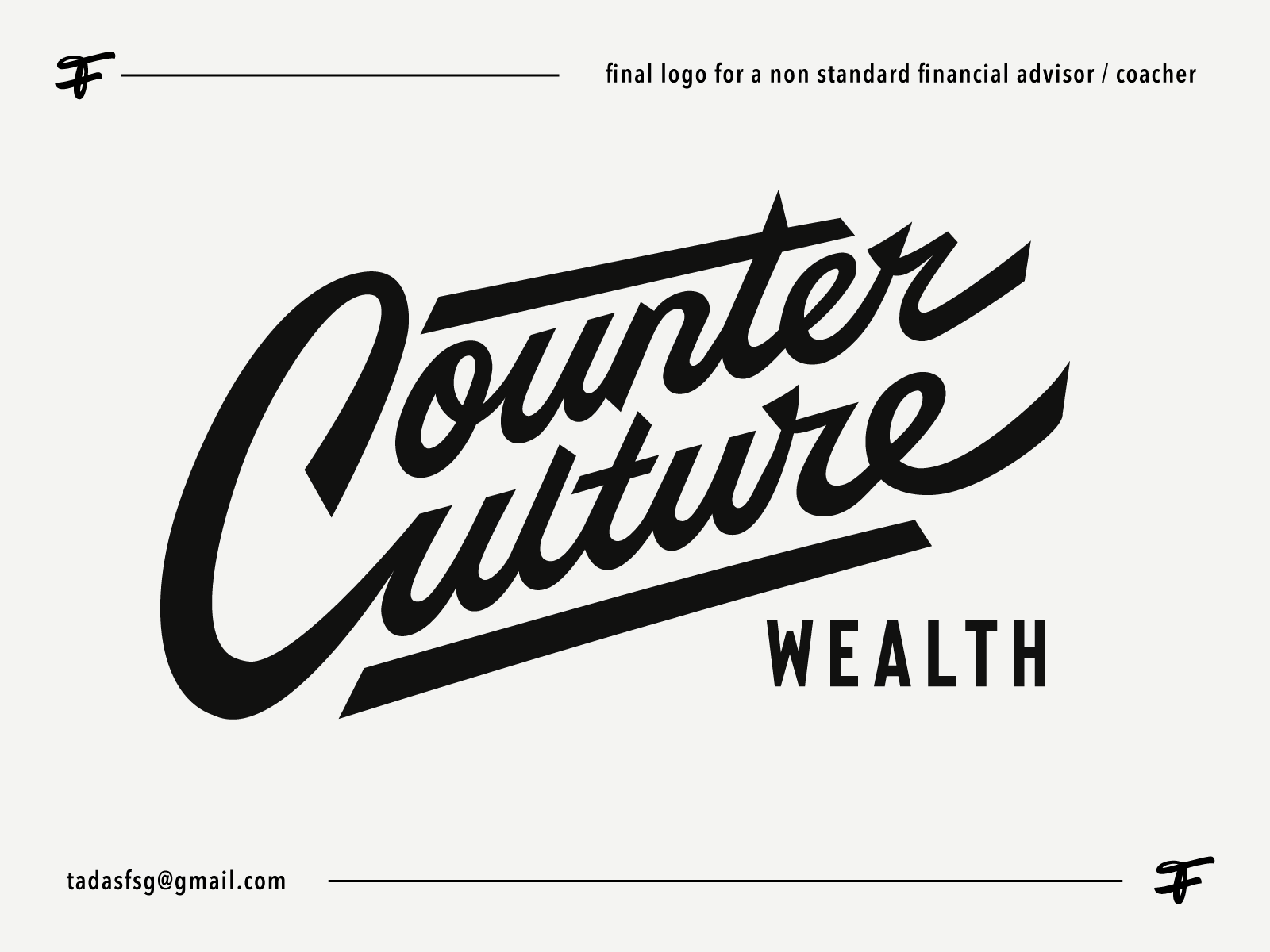Example of Retro Lettering Logotype 