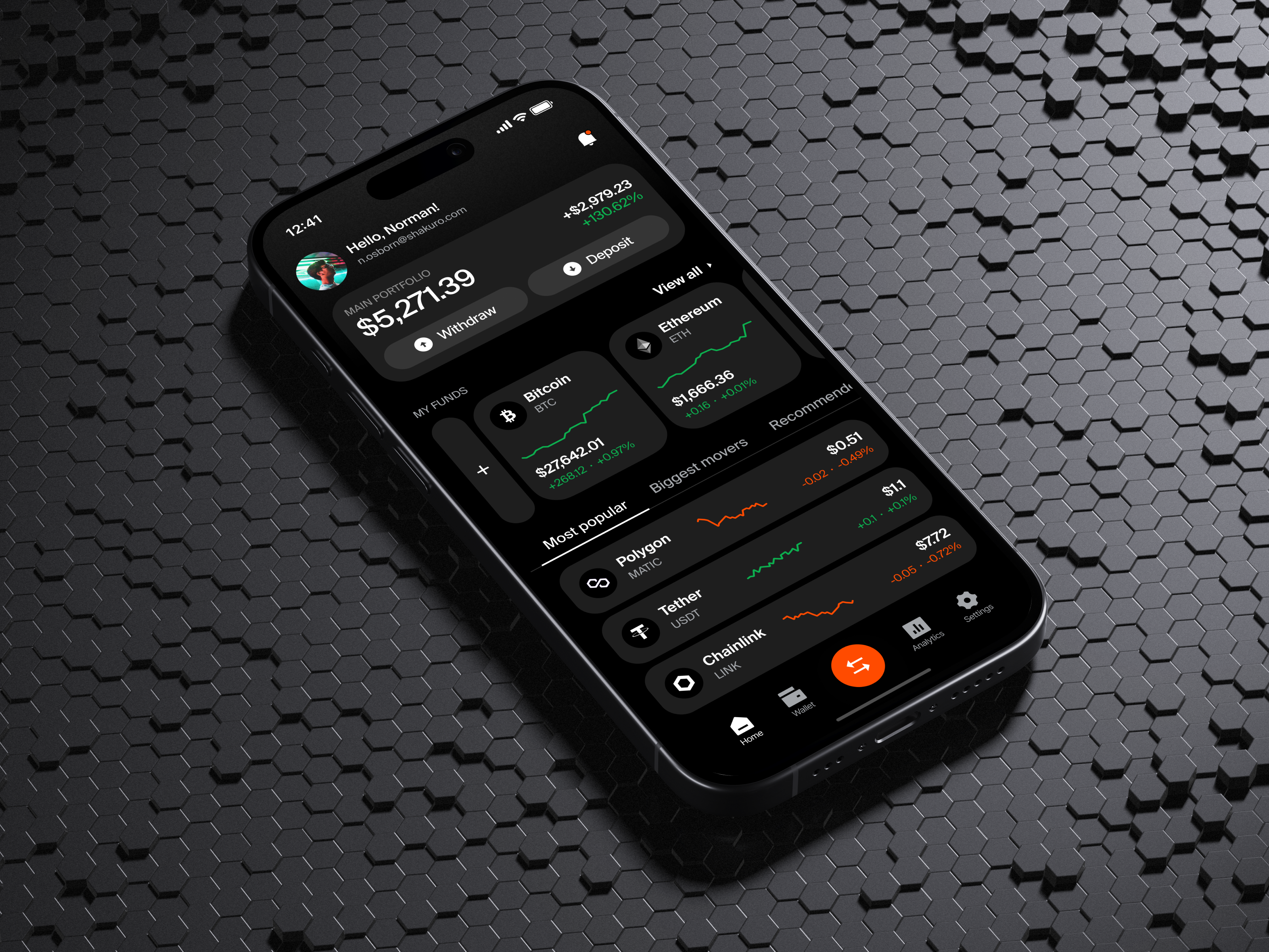 Example of Mobile App Design Concept