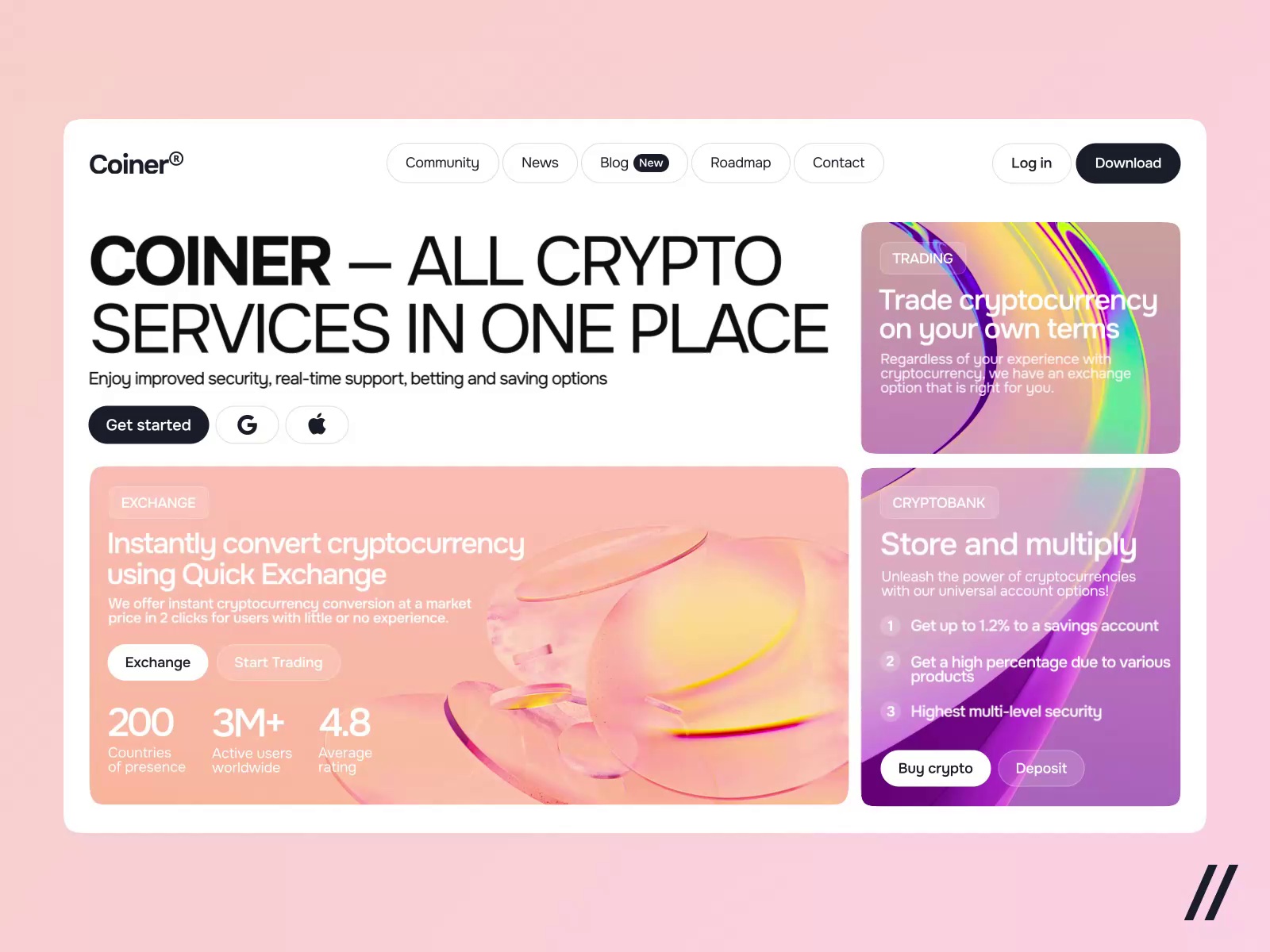 Example of Financial Web Platform