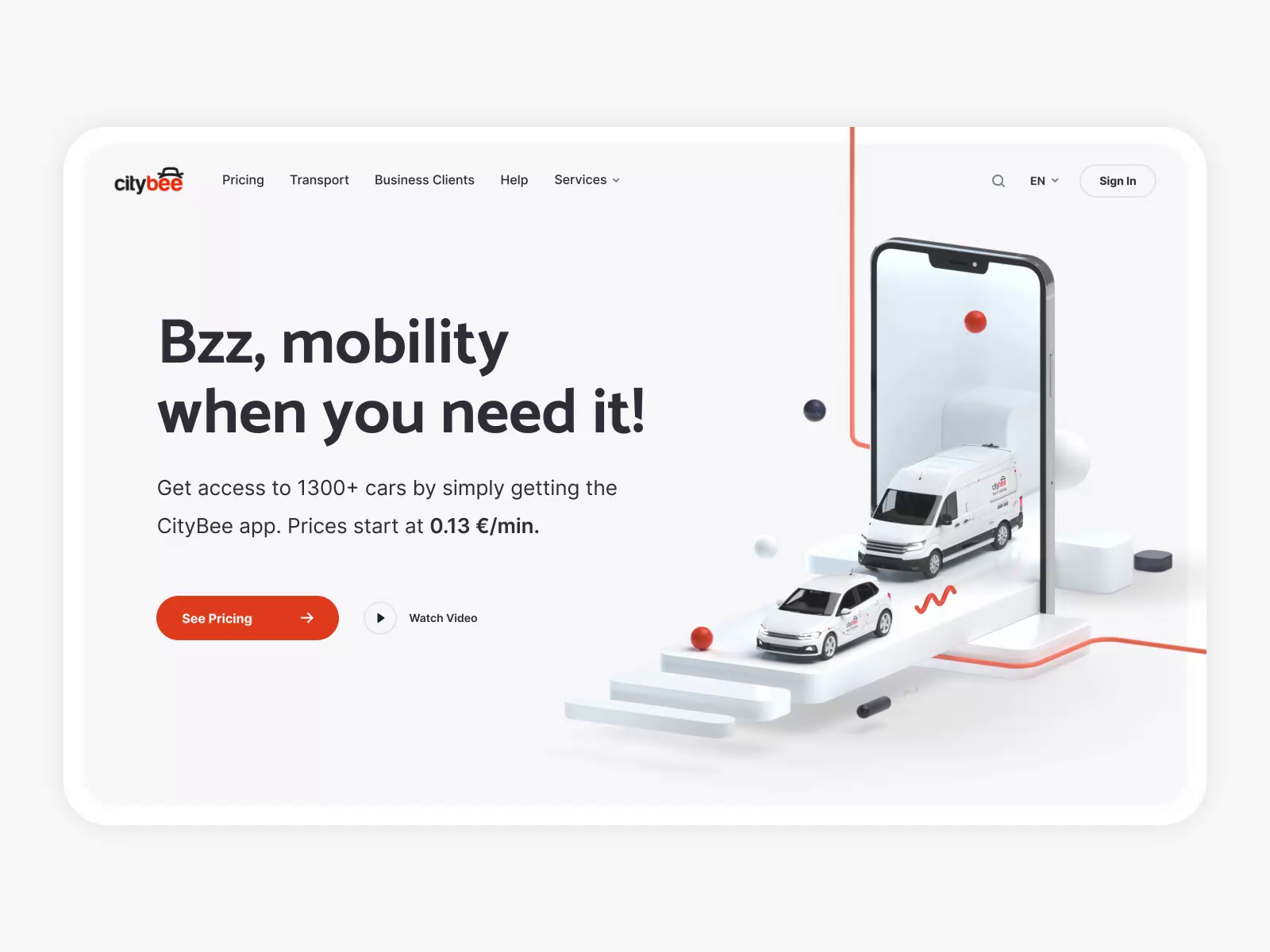 Example of Citybee.lt - Case Study