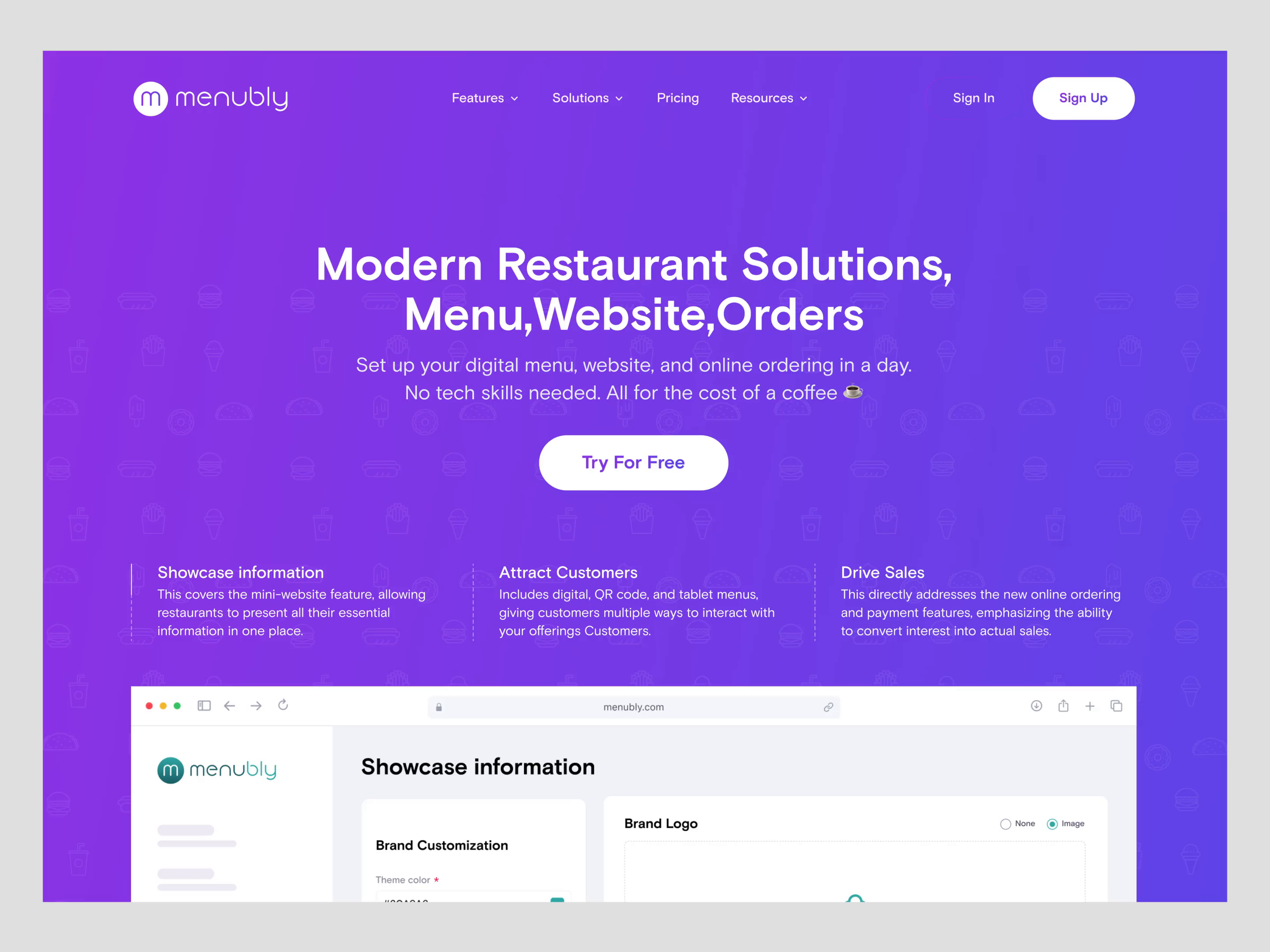 Example of Branding & Website Design & Build