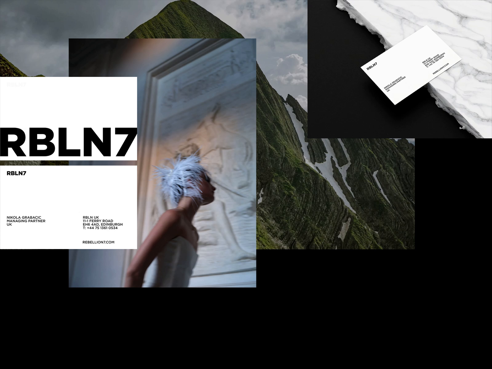 Example of Web Design. Art Direction 